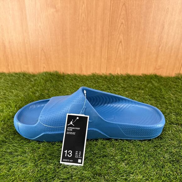 Jordan Post Slide Industrial Blue Slides DX5575-401 Men’s Size 13